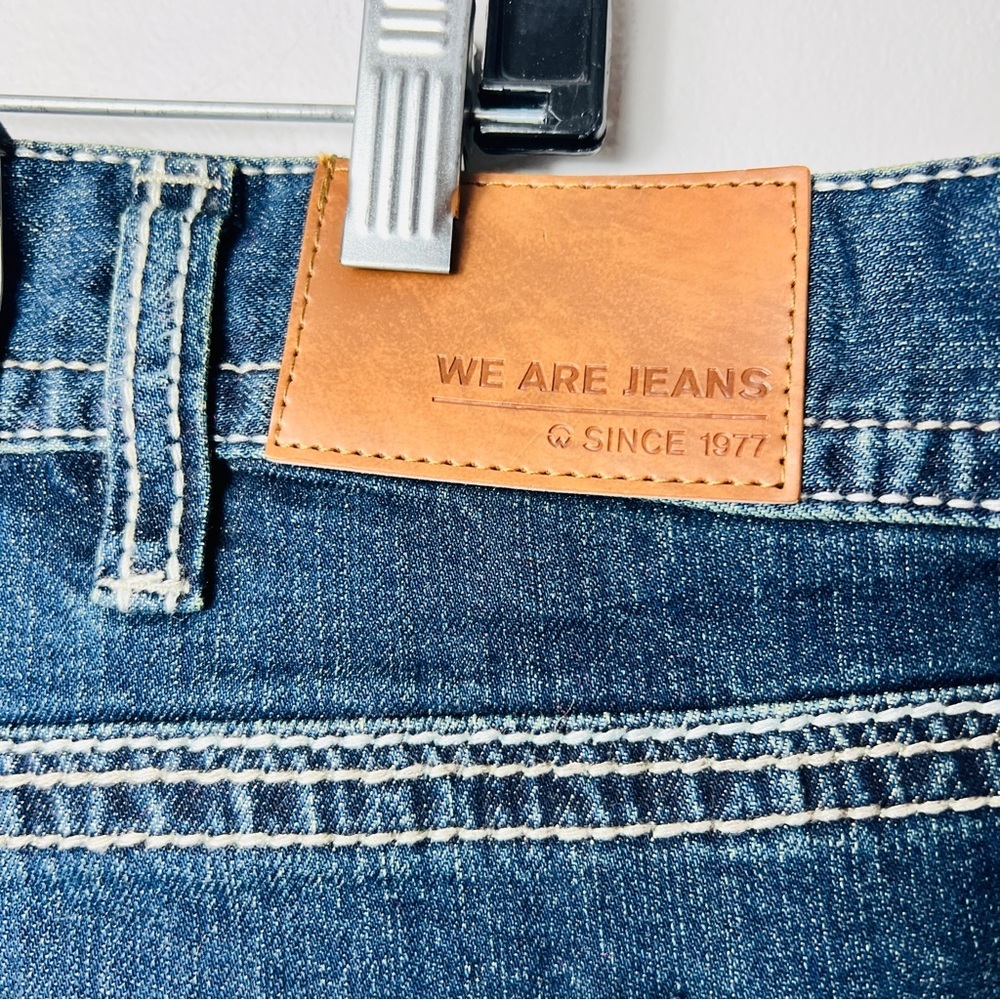 NWT Warehouse Blue Dark Wash Denim Relaxed Straight Leg Jeans men’s size 42 - Picture 9 of 12